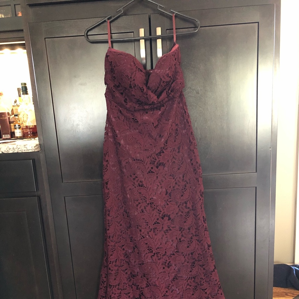 Floor length dress